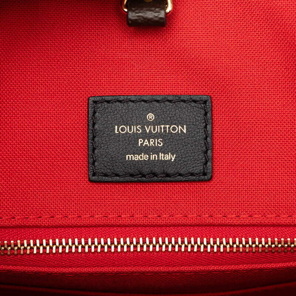 Louis Vuitton Monogram Giant Reverse On The Go 2way Shoulder Bag Brown Leather - Picture 5 of 6